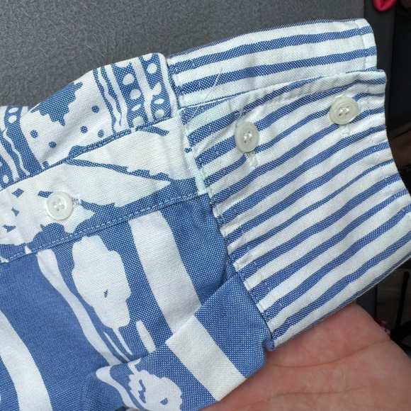 Vintage Panhandle Slim Shirt Mens 17x35 Aztec Western Cowboy Rodeo Made in USA - Picture 6 of 12